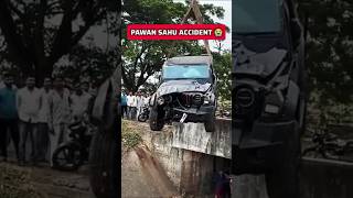 Pawan sahu Thar Accident 😭😨 l ytshorts shorts thar [upl. by Steady]