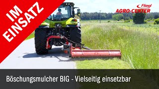 Mulcher Traktor Test Schlegelmulcher Böschungsmulcher Schlepper Fliegl [upl. by Appel]