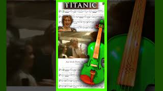 Titanic Irish Party in Third Class  Violin Play Along Sheet Music [upl. by Gamal]