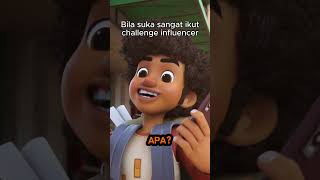 Bila suka sangat ikut challenge influencer mechamatomusim3 [upl. by Niveb14]