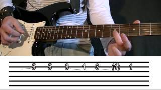 COMO TOCAR NIGHTRAIN EN GUITARRA ELECTRICA GUNS N´ ROSES  GUITARRA DE IZZY STRADLIN TUTORIAL TCDG [upl. by Nnyllaf]