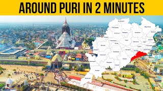 Let’s explore PURI in just 2 Minutes  Tourist Places Odisha  What to see in amp around Puri [upl. by Frederiksen]