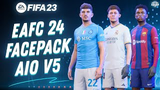 FC 24 FacePack V51 AIO For FIFA23 FREE  Tutorial  TU171 [upl. by Acireed]