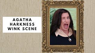 Agatha Harkness wink scene from WandaVision  Famous winking meme [upl. by Analed123]