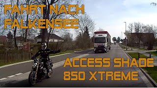 Auf nach Falkensee75km Access Shade 850 Xtreme  Vlog [upl. by Noeled]