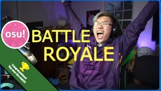 osu BATTLE ROYALE  My FIRST GAME [upl. by Acemat]