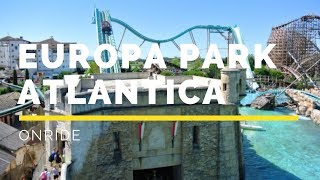 Europa Park  Atlantica Super Splash Onride [upl. by Lerat]