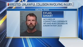 Abilene man accused of committing 3 separate hitandruns on same day [upl. by Myer]