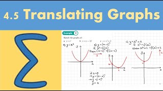 45 Translating graphs PURE 1  Chapter 4 Graphs and transformations [upl. by Fayina915]