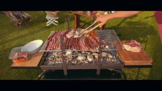 OOGarden  Barbecue brasero Le Feu Roulant [upl. by Rigby355]