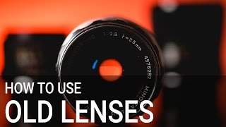 How To Use Old Manual Lenses On The Sony A7 Series [upl. by Karissa]