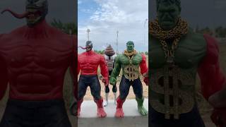 Double Hulk Tease Silver Spidey  Marvel Toys [upl. by Imojean196]