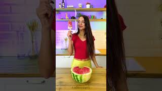 Create Healthy Watermelon Ice Cream A Cool DIY Idea 🍉🍦 shorts [upl. by Banwell]