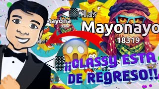 ¡¡CLASSY ESTA DE REGRESO AGARIO EL MEJOR JUEGO 2024  2025 Gameplay Comentado  Mayonayon [upl. by Annotahs]