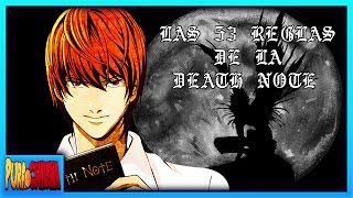 Las 53 Reglas De La Death Note How To Use It  Purachilena [upl. by Nortad425]