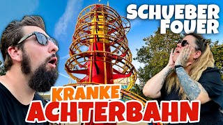 SCHUEBERFOUER 2024  Kranke ACHTERBAHN auf der Kirmes in LUXEMBURG [upl. by Garate]