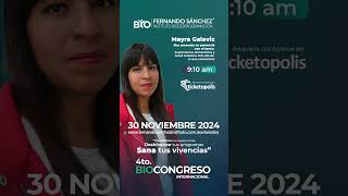 ¡MAYRA GALAVIZ 4TO BIOCONGRESO 30 DE NOVIEMBRE [upl. by Annaerb]