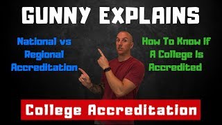 College Accreditation Explained  College Terminology [upl. by Cyler]