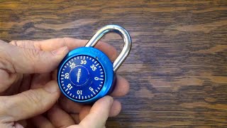 How to Open a Combination Dial Lock [upl. by Ainesej349]