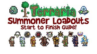 Terraria Summoner Loadout Guide Weapons amp Armor Class Build 124 amp 13 [upl. by Ahsart]