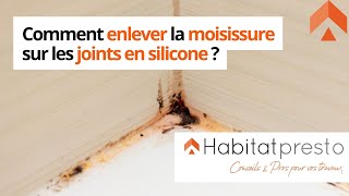 Comment enlever la moisissure sur les joints en silicone  comment nettoyer joint silicone [upl. by Epilif679]