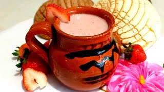 ATOLE DE FRESA NATURALCris En La Cocina [upl. by Weidar]