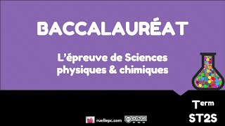 BAC TST2S  Épreuve de sciences physiques et chimiques [upl. by Aynosal]