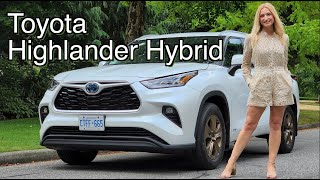 Toyota Highlander Hybrid review  Some nice updates for 2023 [upl. by Sherrod]