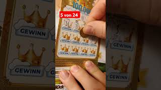 Adventskalender 💰 5 von 24 lottery rubbellos christmas weihnachten [upl. by Lisette884]