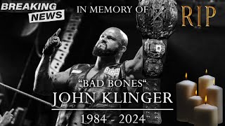 Famed German Wrestler “Bad Bones” John Klinger Passes Away At The Age Of 40 [upl. by Aldas]