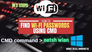 How to Get WiFi Passwords for Previously Connected Networks Using CMD 2024 Guide [upl. by Donall]