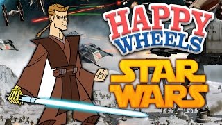 Happy Wheels ★ STAR WARS BLOODY JEDI [upl. by Wes572]