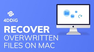 2021How to Recover Overwritten Files on Mac with or without Time Machine [upl. by Ynnelg]