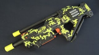 MOD Nerf StampedeStrike Rapidstrike with Integrated Stampede Stock [upl. by Llenyaj]