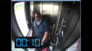 CTA Train Operator Before Fatal Accident [upl. by Enirhtac]