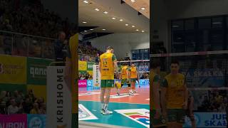 It was his first time at PlusLiga court WOŚP volleyball volley plusliga [upl. by Noteloc963]