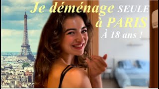 JE DÉMÉNAGE SEULE À PARIS À 18 ANS [upl. by Ammadas204]