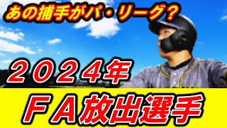 【FA移籍】2024年FA取得選手紹介！来季は捕手争奪戦か！？阪神タイガース大山悠輔選手まで！？ [upl. by Ylrak]