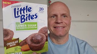 New Entenmanns Lower Sugar Little Bites Chocolate Muffins Review [upl. by Hume]