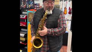 BUESCHER “Big B” Tenor Sax DEMO [upl. by Ecnerol516]