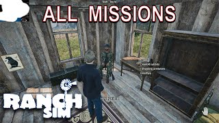 Doing All Side Missions  Ranch Simulator  22 [upl. by Gnol]