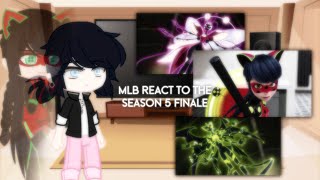 Mlb react to the season 5 finale  Gacha club [upl. by Akinert]