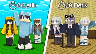 Aku Menua Bersama Partnerku Setiap 20 Detik Di Minecraft… [upl. by Ehrsam]