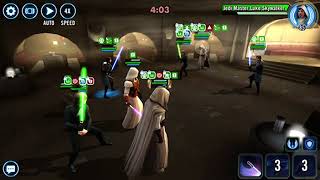 SWGOH JML v JML Mirror Match Grand Arena [upl. by Alesandrini]