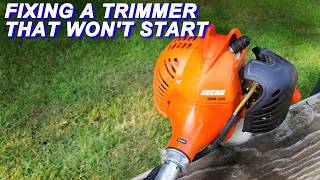 Fixing A Trimmer That Wont Start [upl. by Dier]