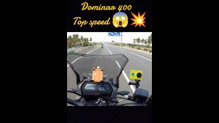 Dominar 400 top Speed 😱💥 dominar400 shorts viral youtubeshorts [upl. by Ferri251]