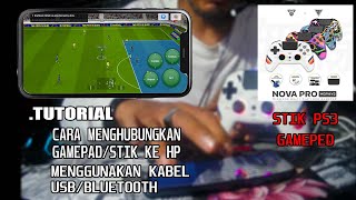 tutorial cara bermain efootball mobile menggunakan stik gamepad stik ps3 tutorial [upl. by Iong820]