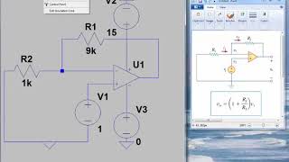 LTSpice  Op Amp Circuit [upl. by Herwig27]