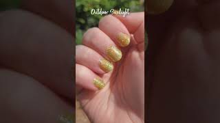 GEL POLISH OF THE WEEK 6 Voky Chartreuse Glitter [upl. by Alanna802]