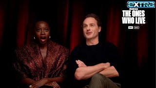 Andrew Lincoln amp Danai Gurira Spill on ‘Walking Dead’ LOVE STORY Exclusive [upl. by Antonia541]